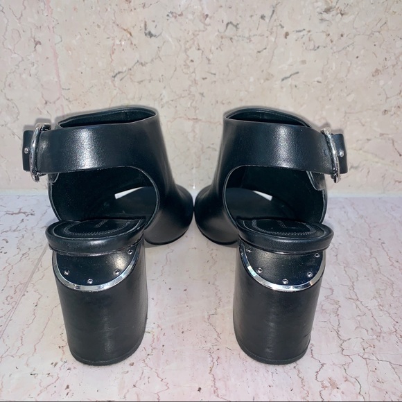 Alexander Wang Cutout Leather Nadia Sandal Heels - Picture 8 of 13